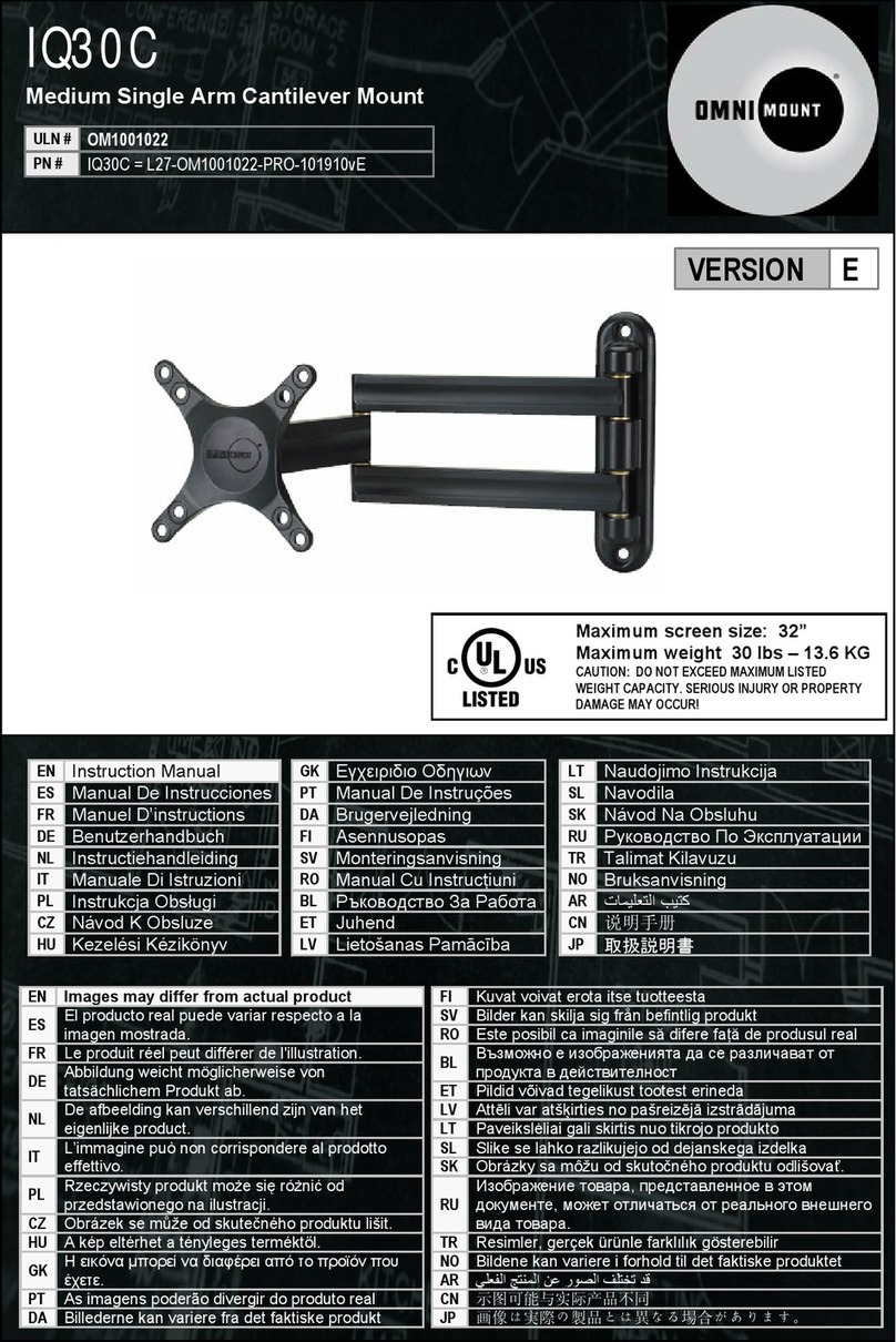 Omnimount IQ30C User manual