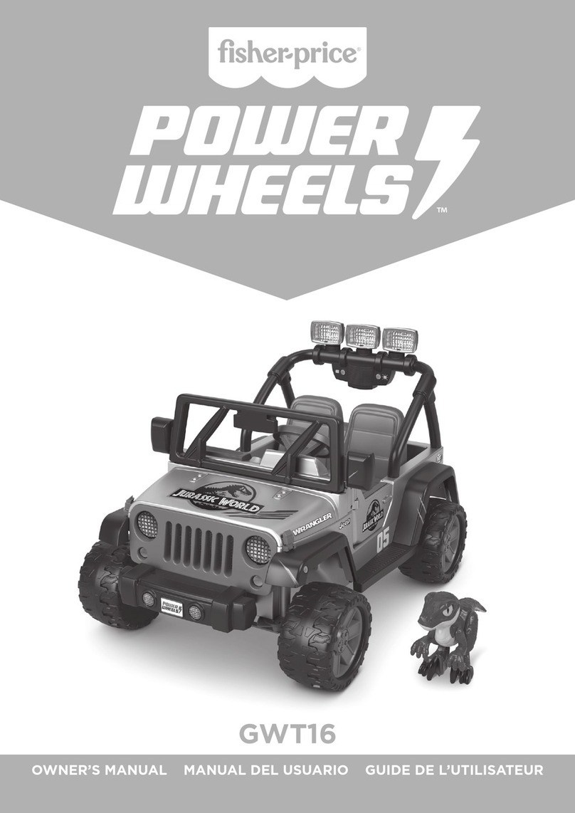 Fisher-Price Power Wheels GWT16 owner's manual