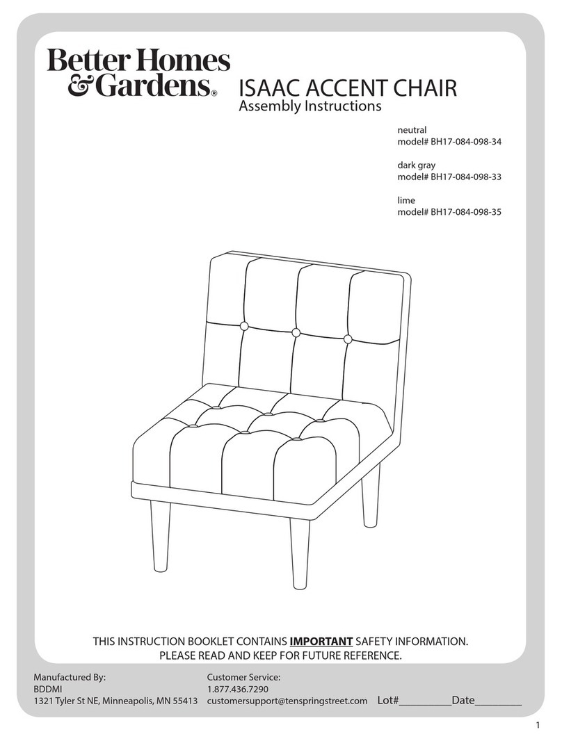 Better Homes and Gardens ISAAC User manual Better Homes and Gardens ISAAC User manual