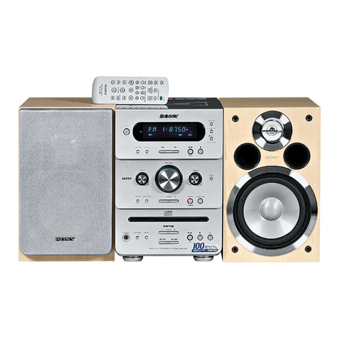 Sony CMT-GPX6 - Micro Hifi Component System Service manual