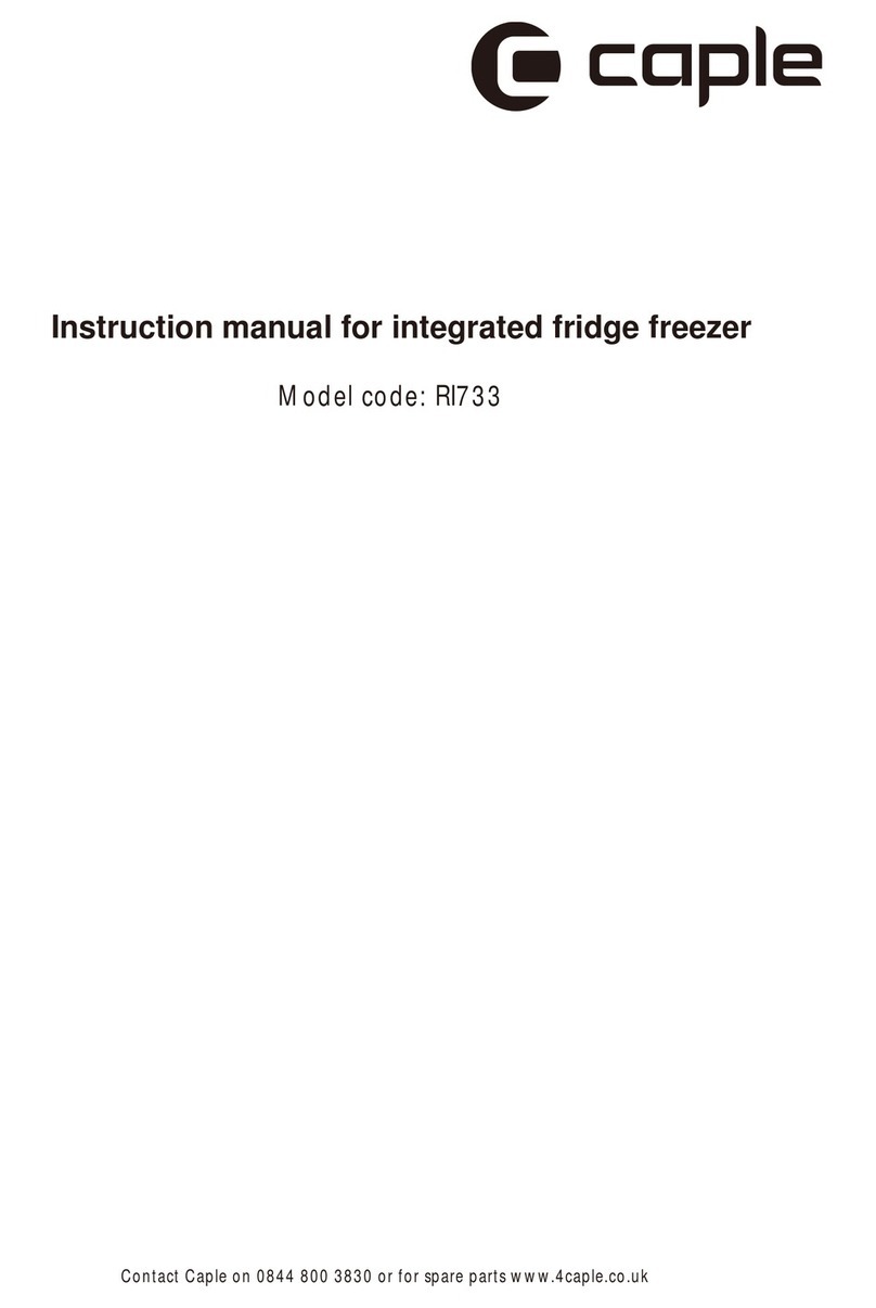 Caple RI733 instruction manual