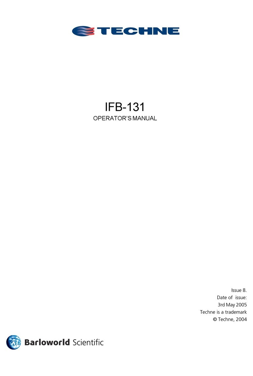 Techne IFB-131 User manual