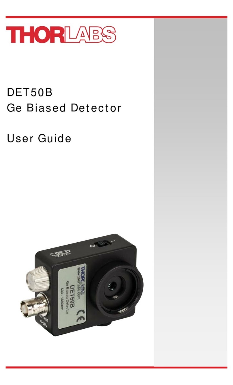 THORLABS DET50B User manual