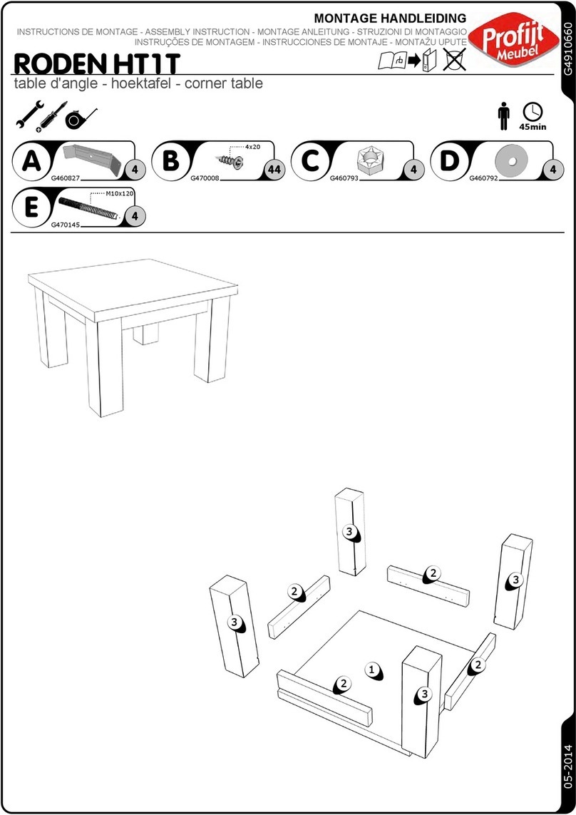 Profijt Meubel RODENHT1T User manual