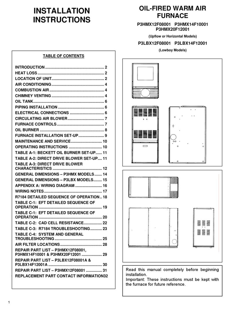 York International P3HMX12F08001 installation instructions