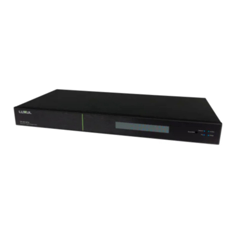 Luxul SW-610-24P-R-A User manual Luxul SW-610-24P-R-A User manual