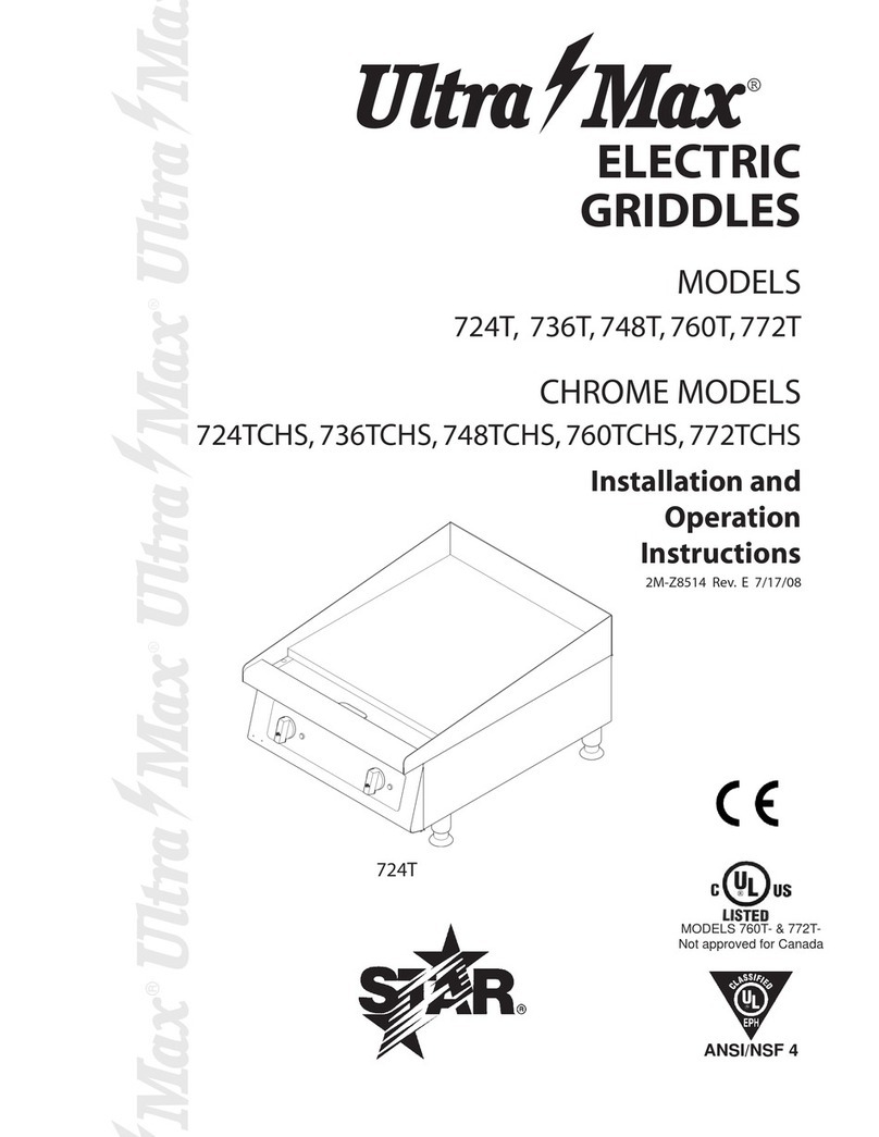 Star Ultra-Max 724TCHS Owner's manual