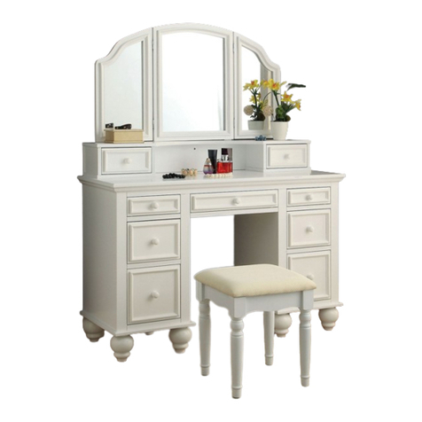Furniture of America Athy CM-DK6848 Assembly instructions