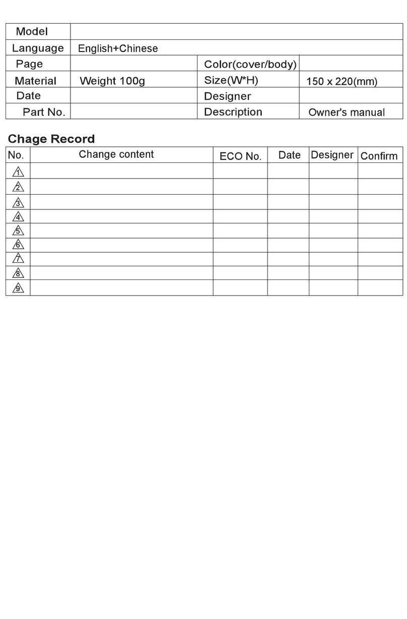 LG VC3016NND User manual