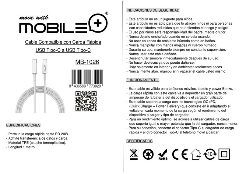 Mobile MB-1026 User manual