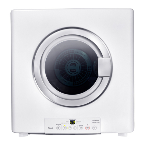 Rinnai RDT-90-RM-S operating instructions