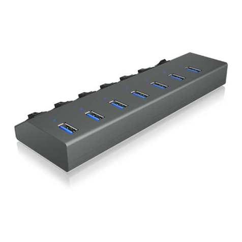 Icy Box IB-HUB1701-U3 Quick installation guide