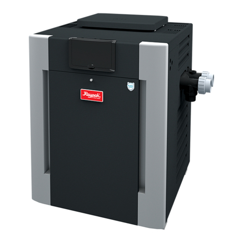 Raypak 336A Installation & operating instructions