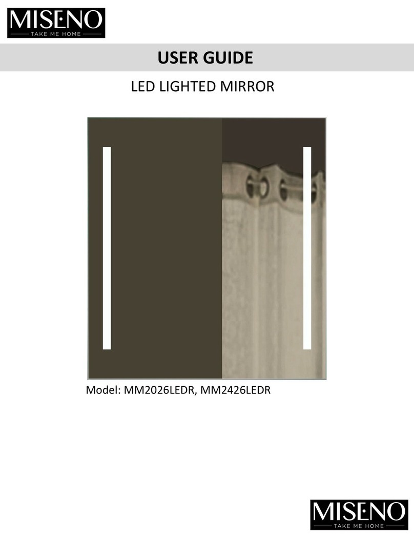 miseno MM2426LEDR User manual