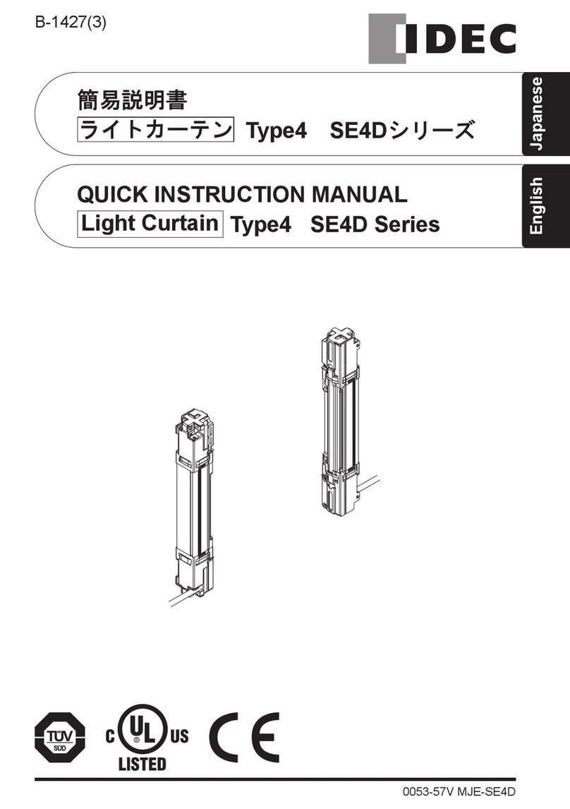 IDEC SE4D Series Quick instruction manual IDEC SE4D Series Quick instruction manual