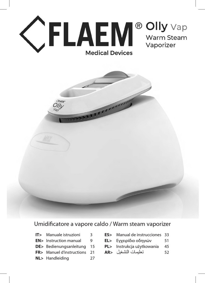 Flaem Olly Vap instruction manual