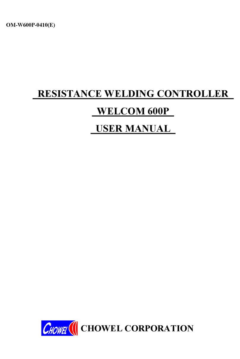 CHOWEL WELCOM 600P User manual