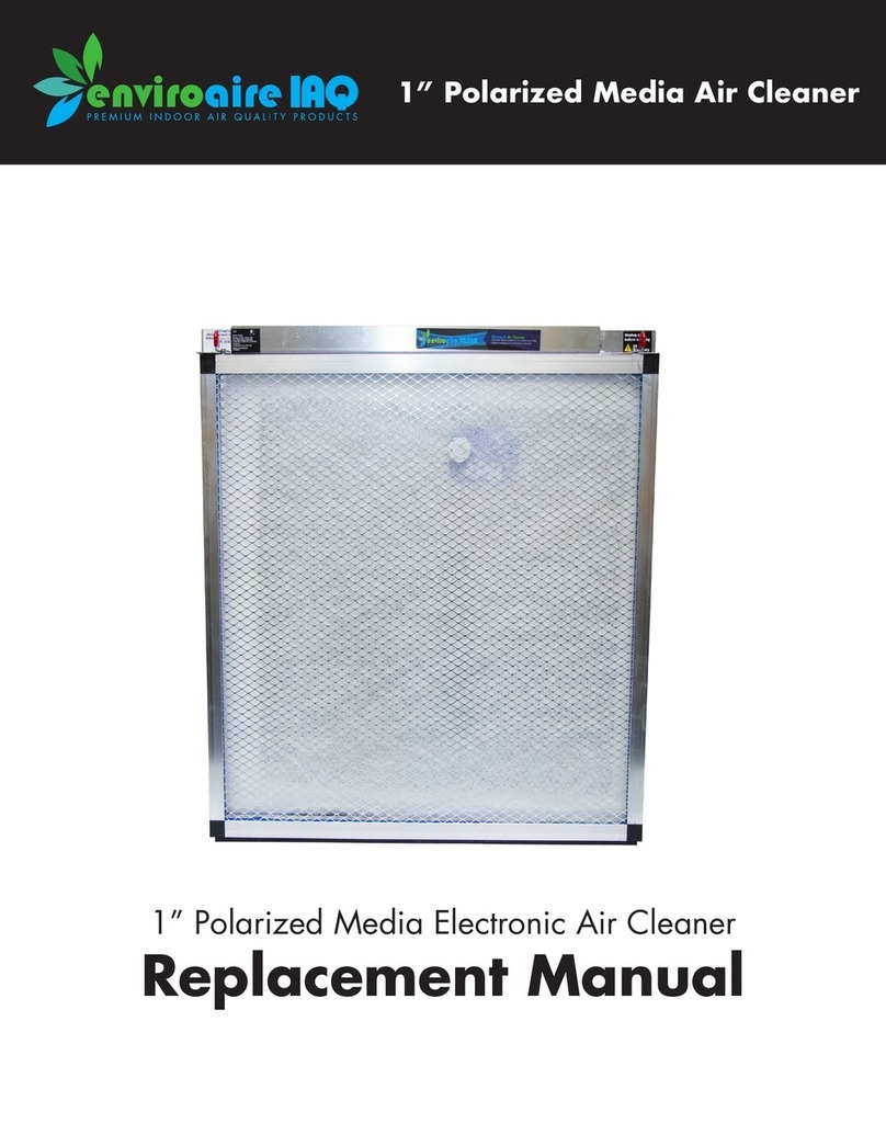 EnviroAire IAQ 1" Polarized Media Air Cleaner Replacement manual
