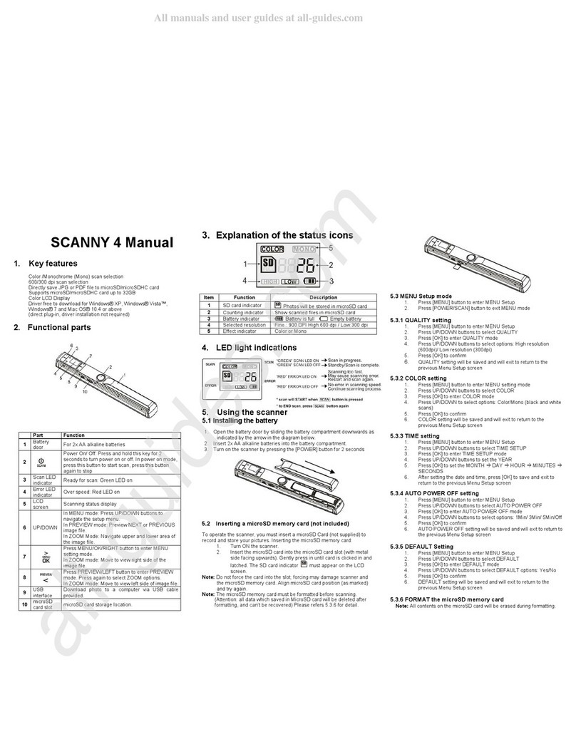 Portronics SCANNY 4 manual