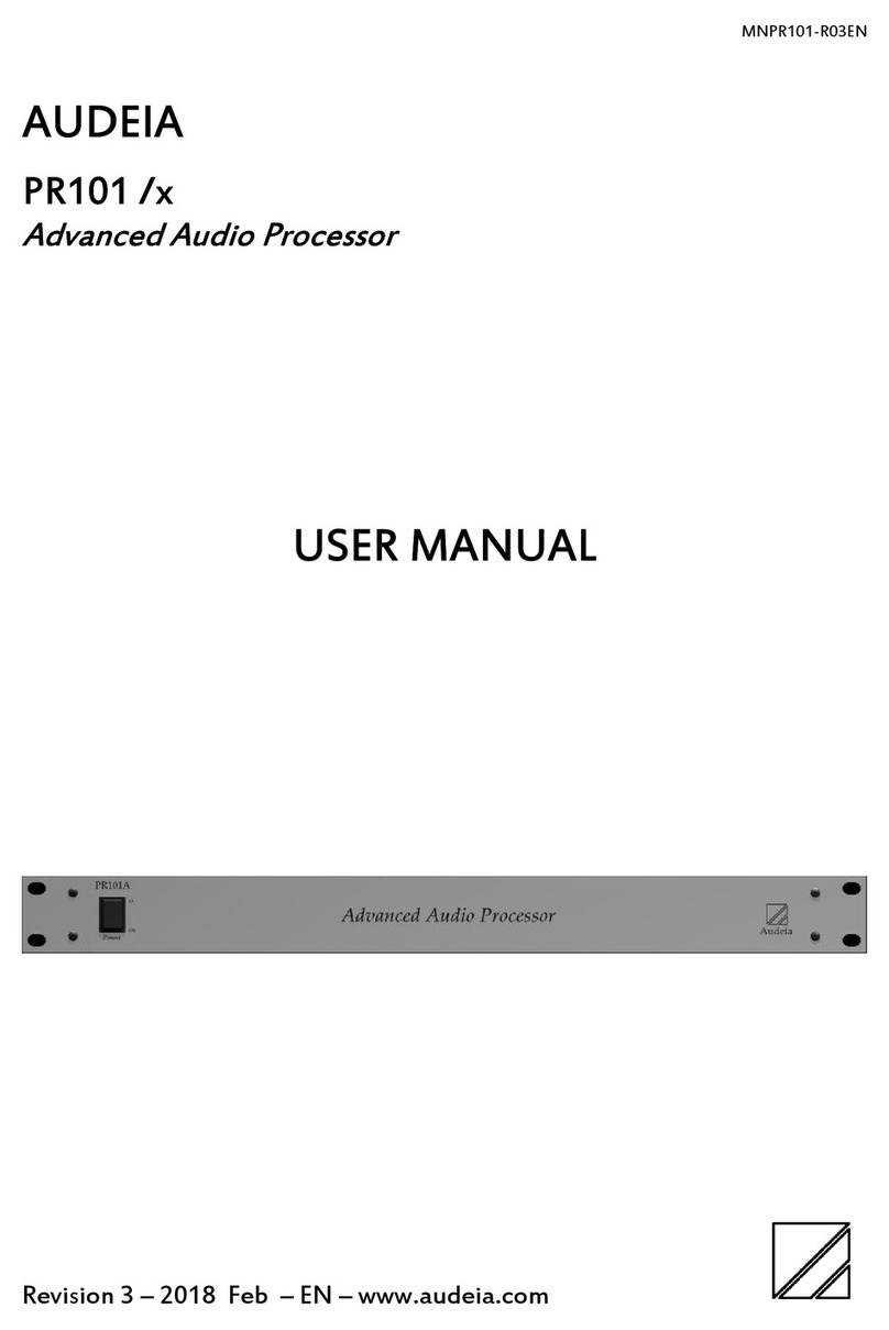 AUDEIA PR101 user manual AUDEIA PR101 user manual