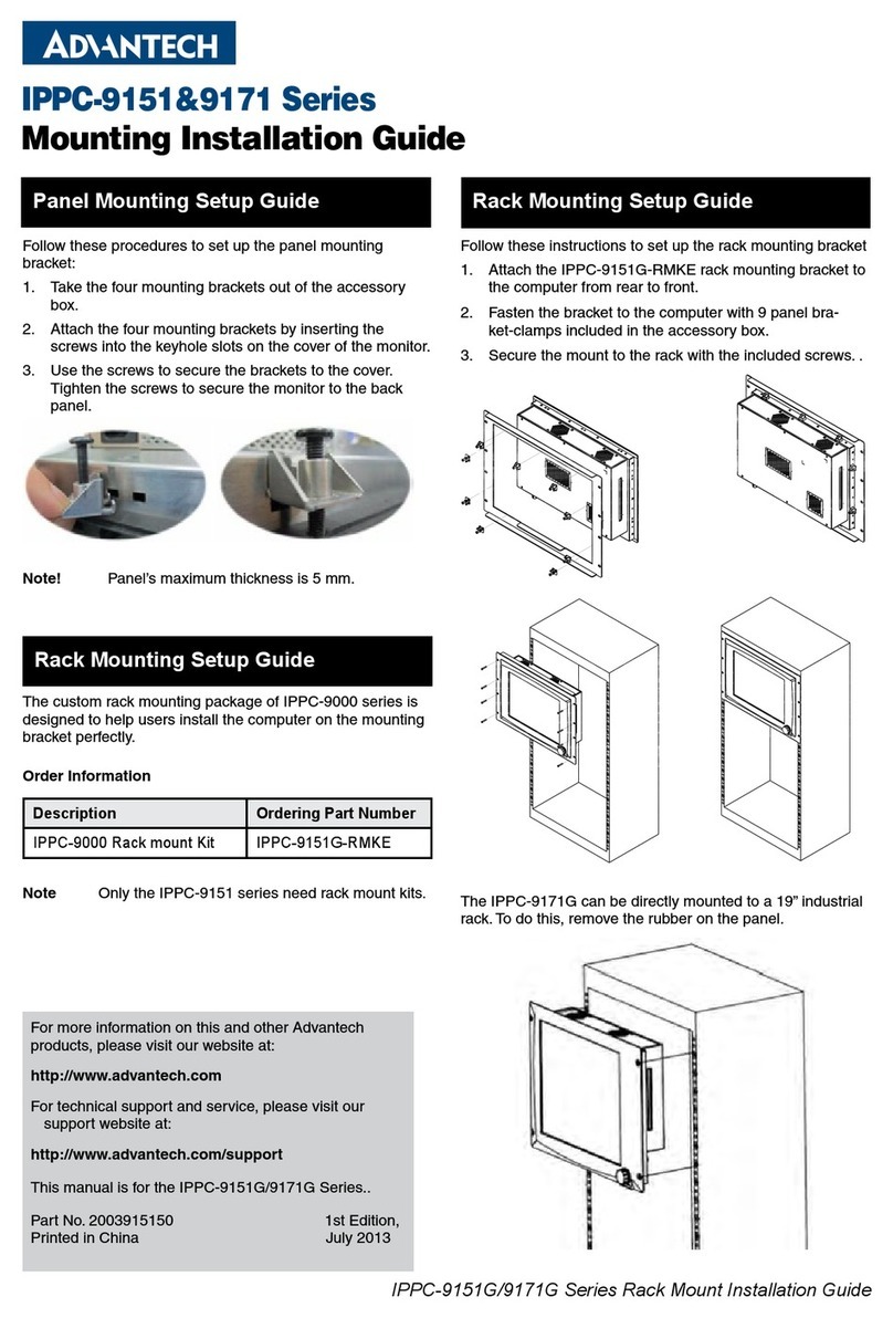 Advantech IPPC-9151 Series User manual