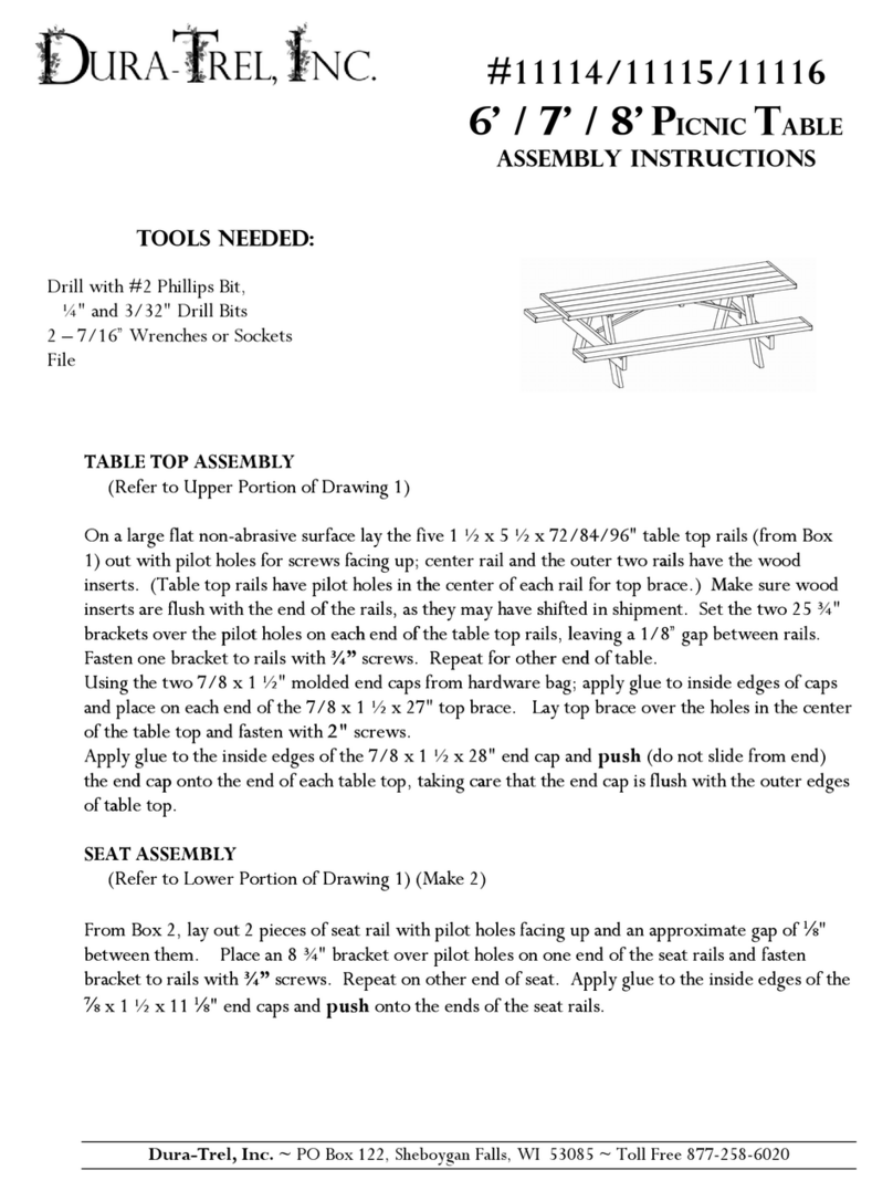Dura Trel 11114 User manual