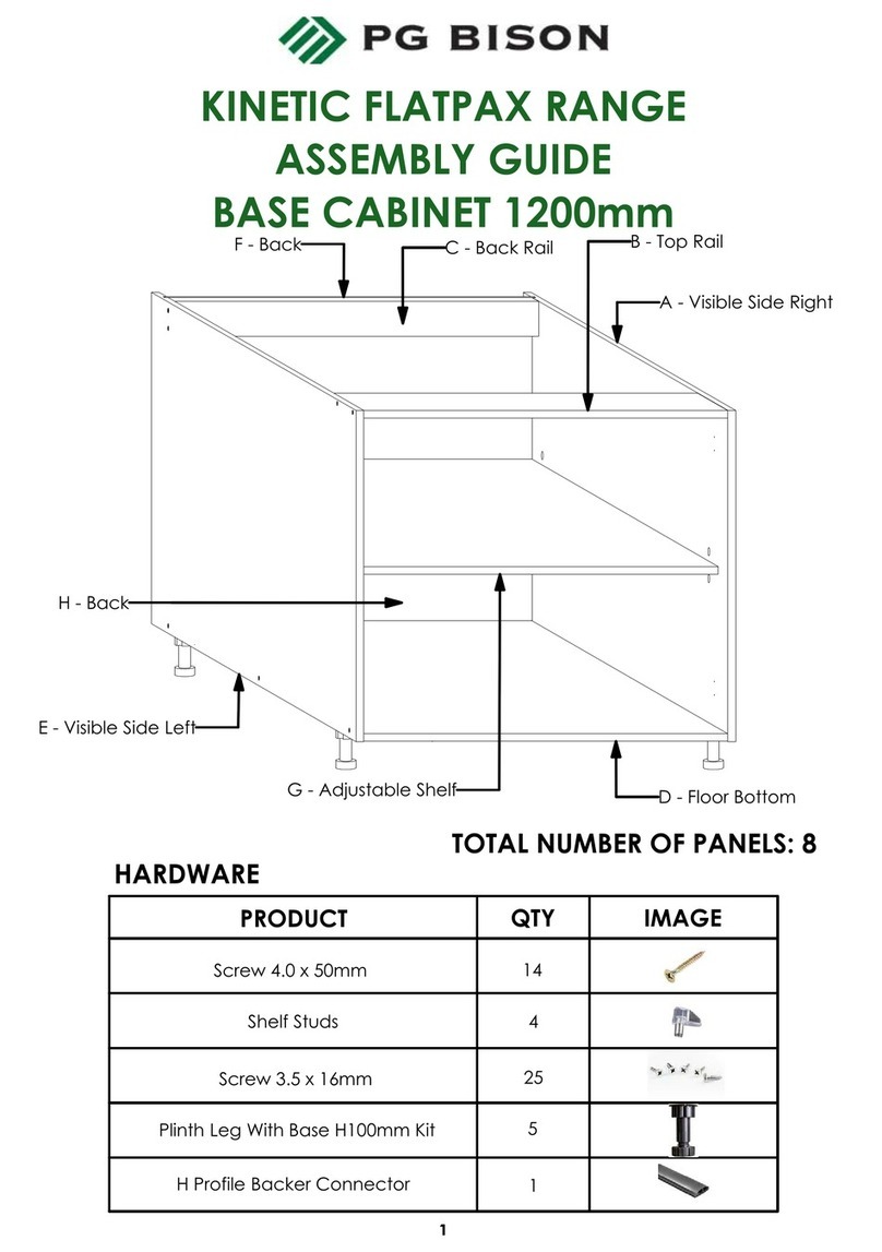 PG BISON KINETIC FLATPAX Series User manual PG BISON KINETIC FLATPAX Series User manual