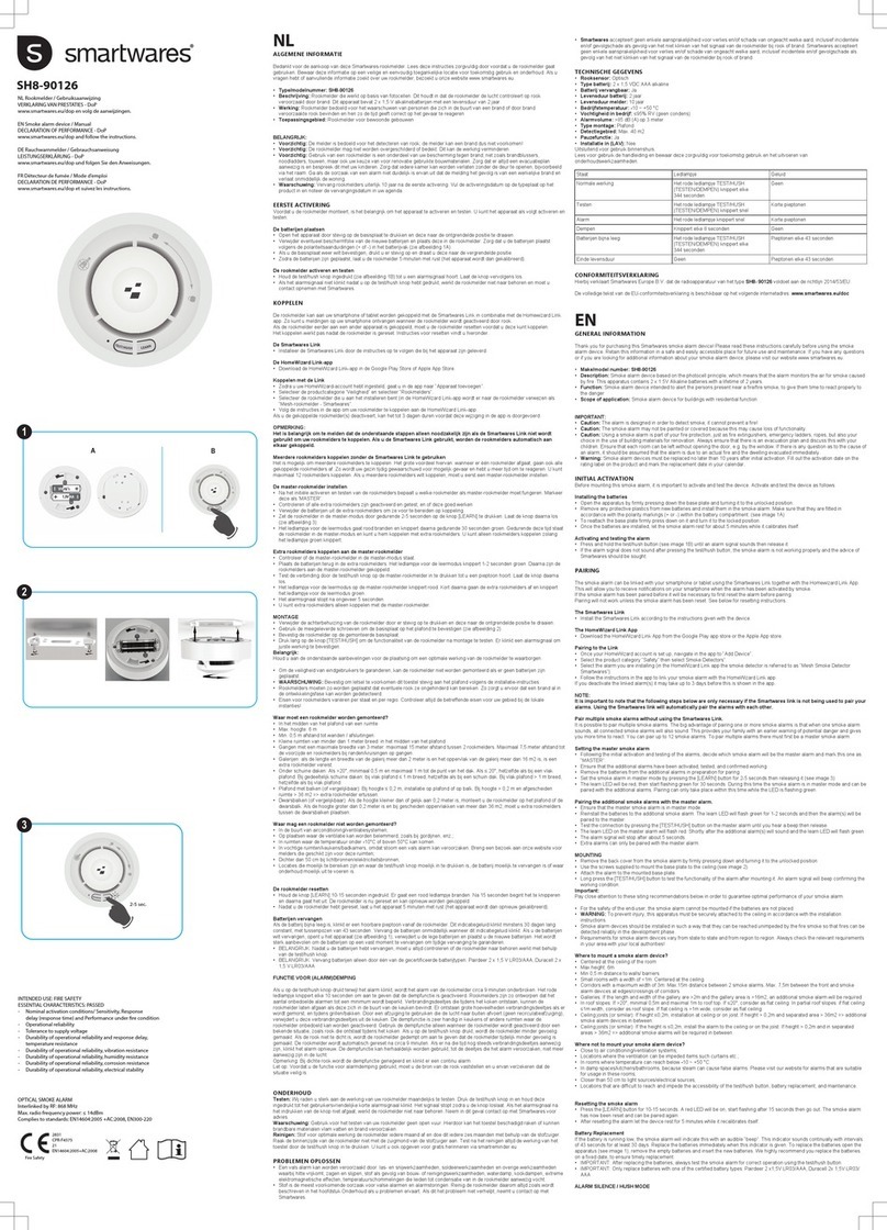 Smartwares SH8-90126 User manual