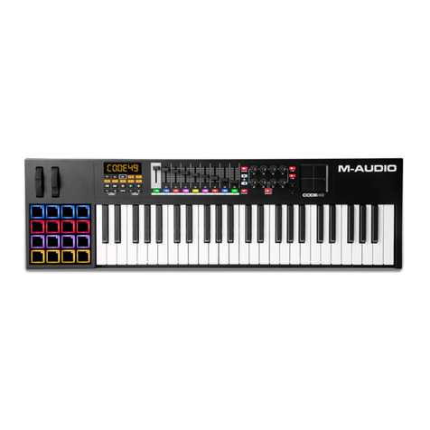 M-Audio Code 49 Service manual