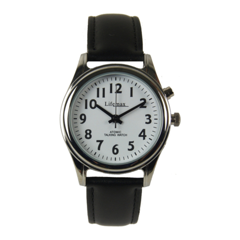 Lifemax Talking Atomic Watch quick start guide