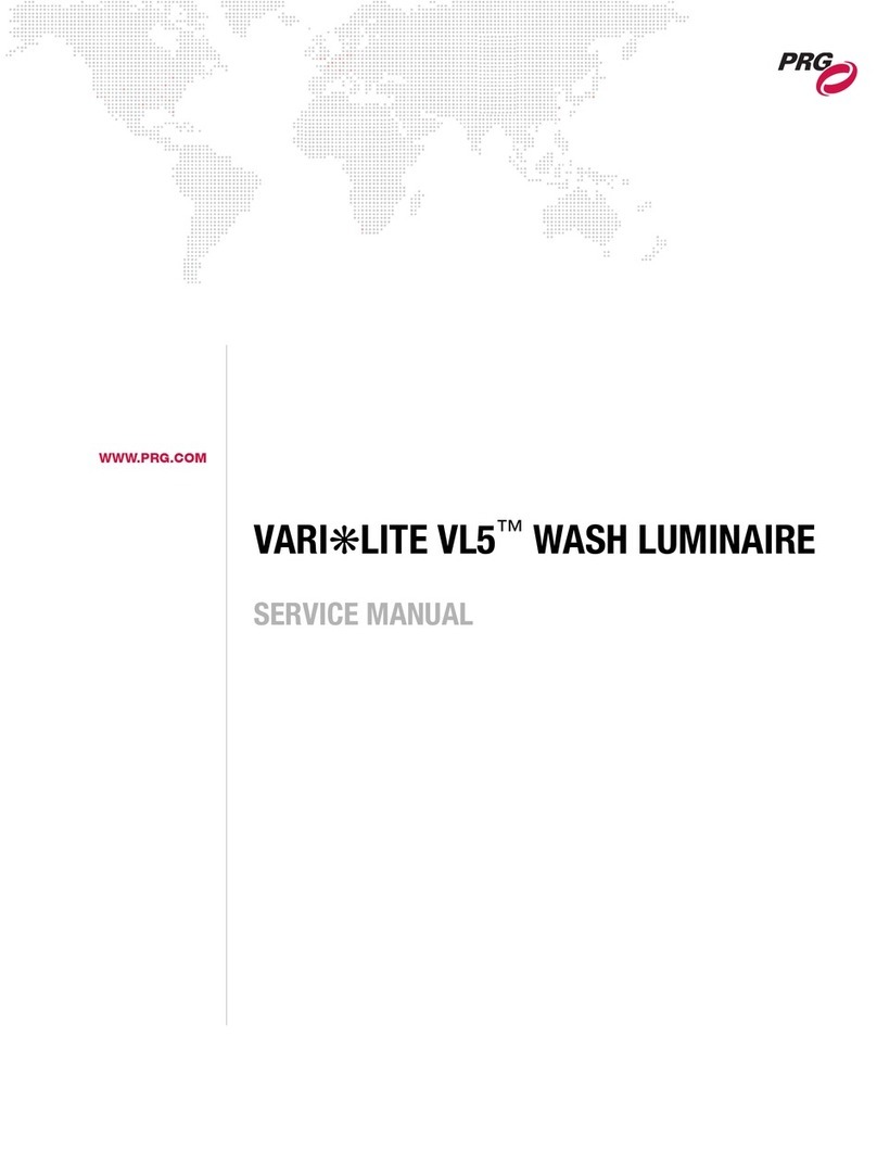 PRG VARI LITE VL5 Service manual