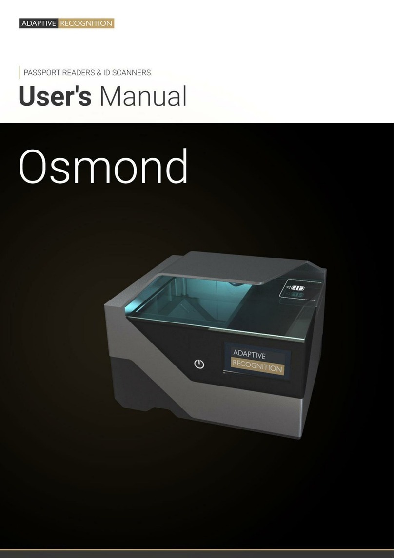 Adaptive Recognition Osmond L User manual