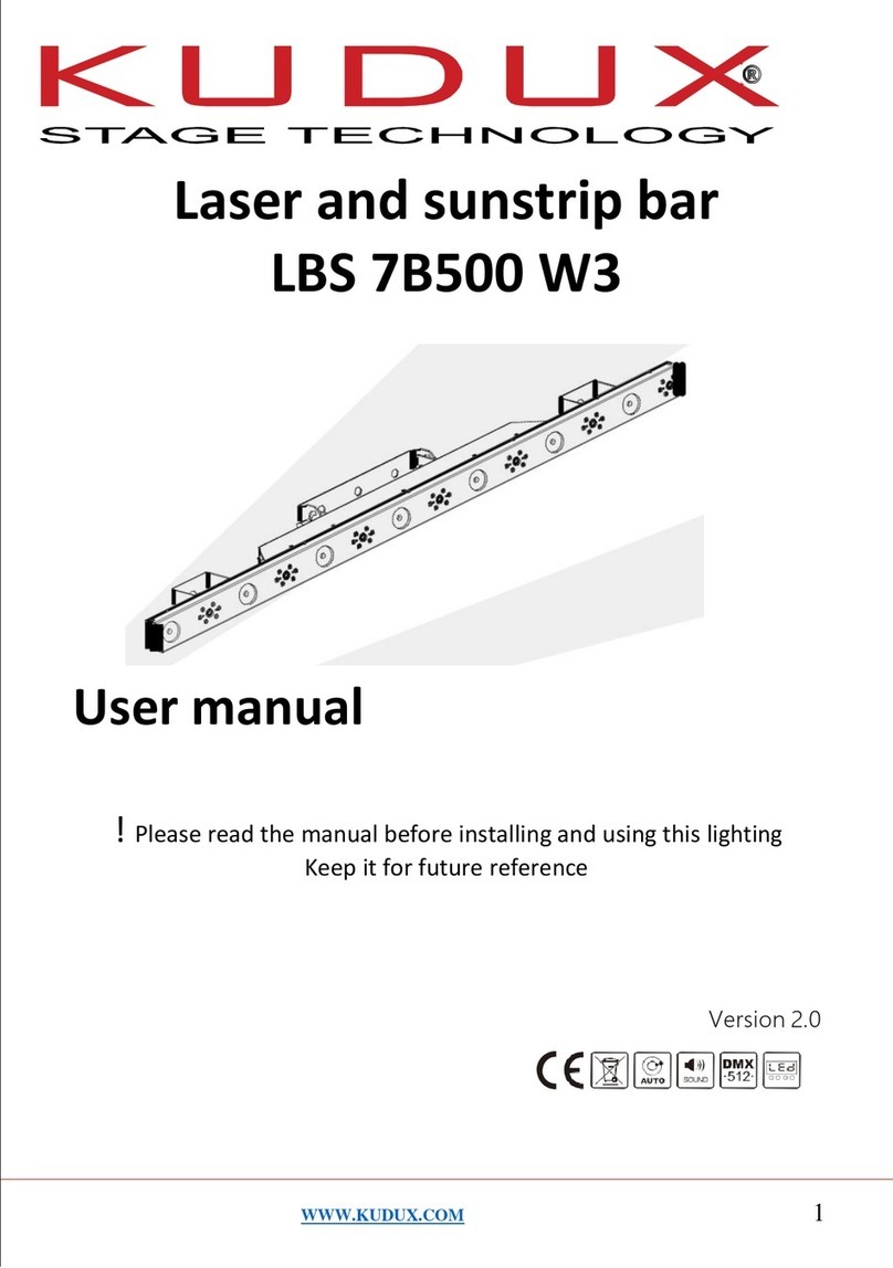 Kudux LBS 7B500 W3 user manual