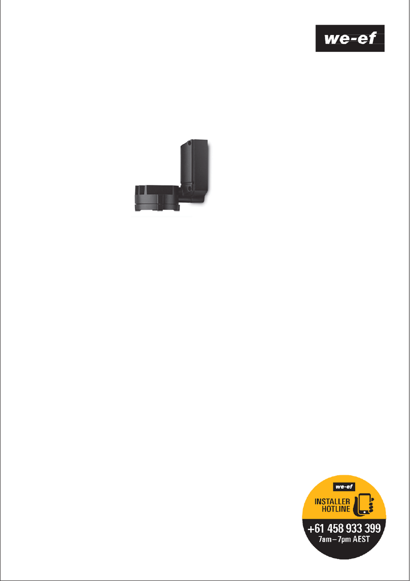 WE-EF FLC122LED Installation and maintenance instructions