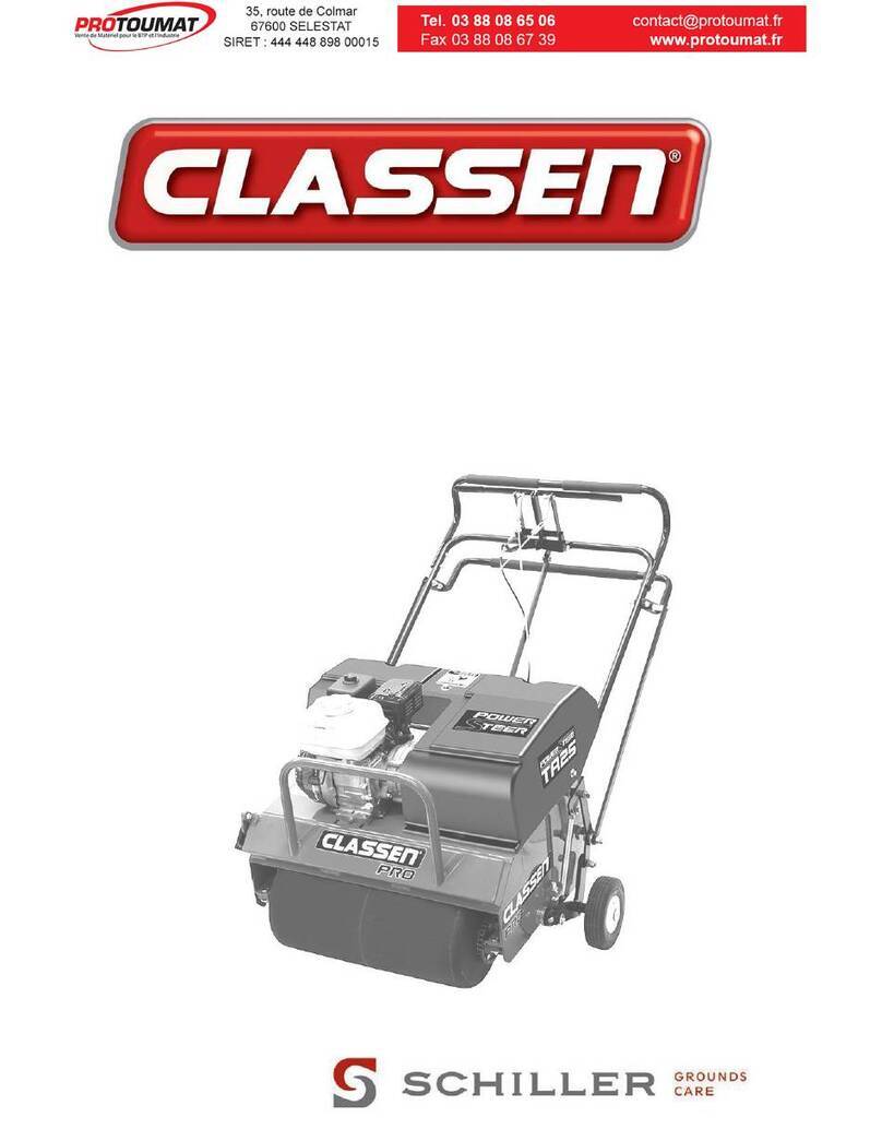 Schiller Grounds Care Classen TA25 DA User manual