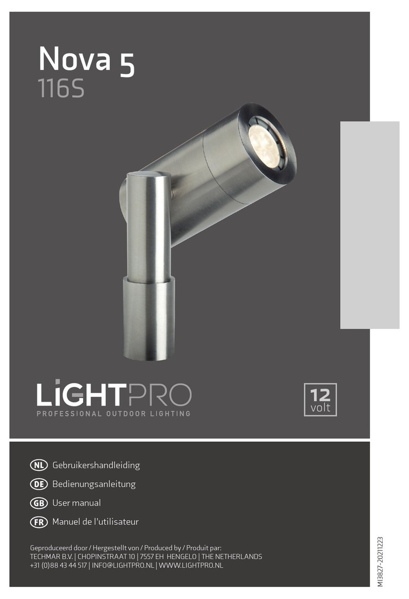 LightPro Nova 5 User manual