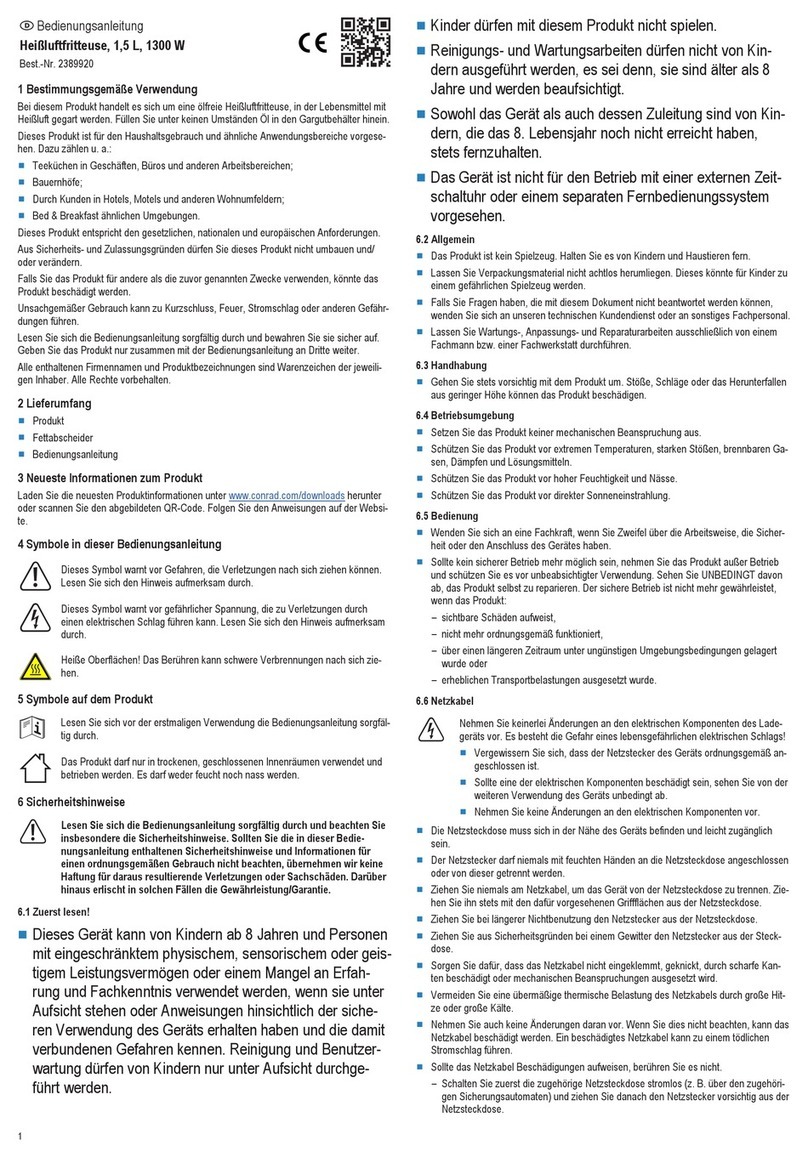 Conrad DF7008-GS Operating	 instruction