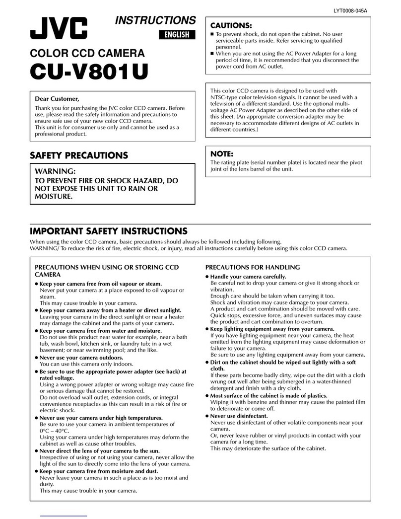 JVC CU-V801U User manual