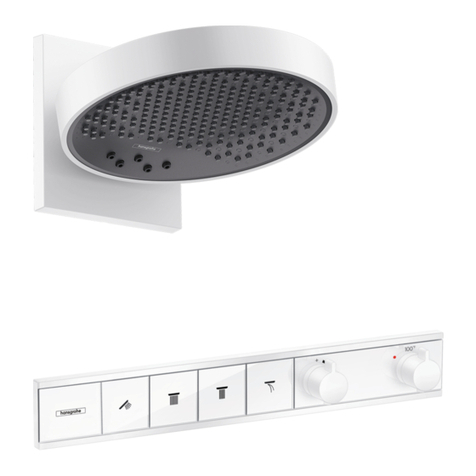 Hans Grohe Rainfinity 250 3-jet 04864700 Operation manual