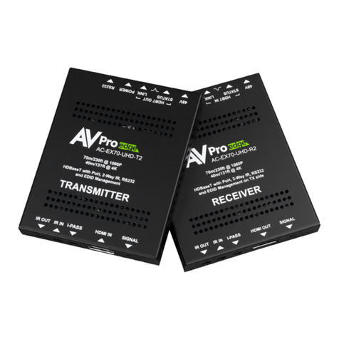 AVPro Edge AC-EX70-UHD-KIT User manual