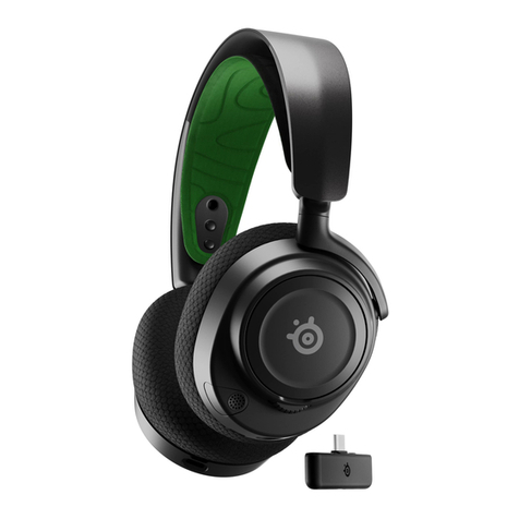 SteelSeries ARCTIS NOVA 7X WIRELESS Installation and operation manual