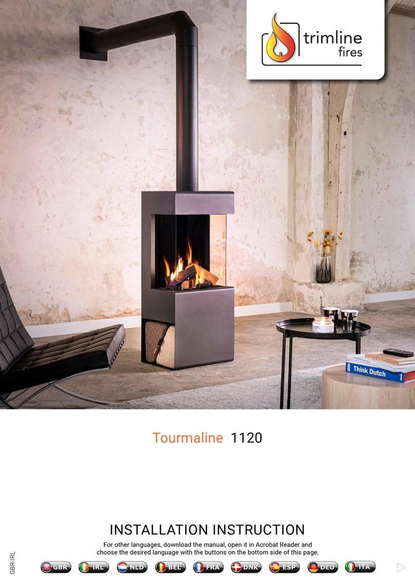 Trimline Fires Tourmaline 1120 Installation instruction Trimline Fires Tourmaline 1120 Installation instruction