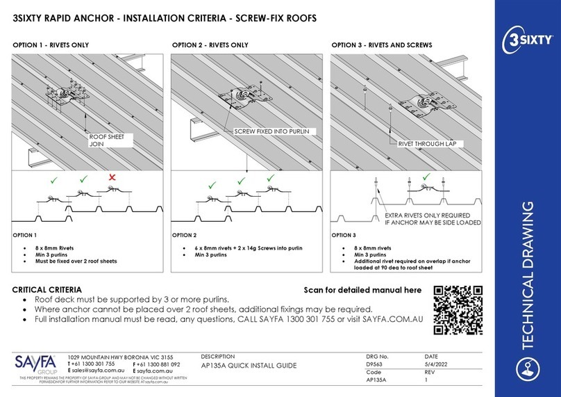 SAYFA SYSTEMS UK 3SIXTY quick start guide