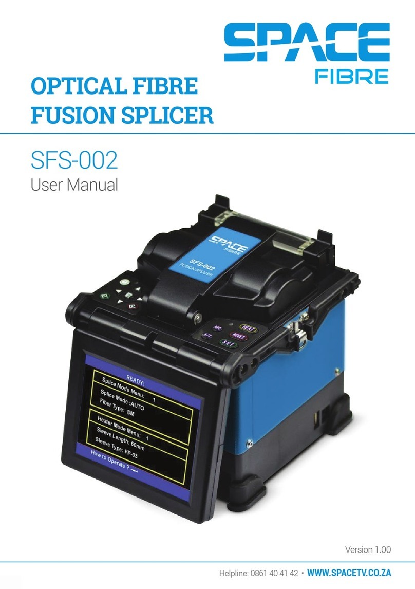 Space Television Fibre SFS-002 user manual Space Television Fibre SFS-002 user manual