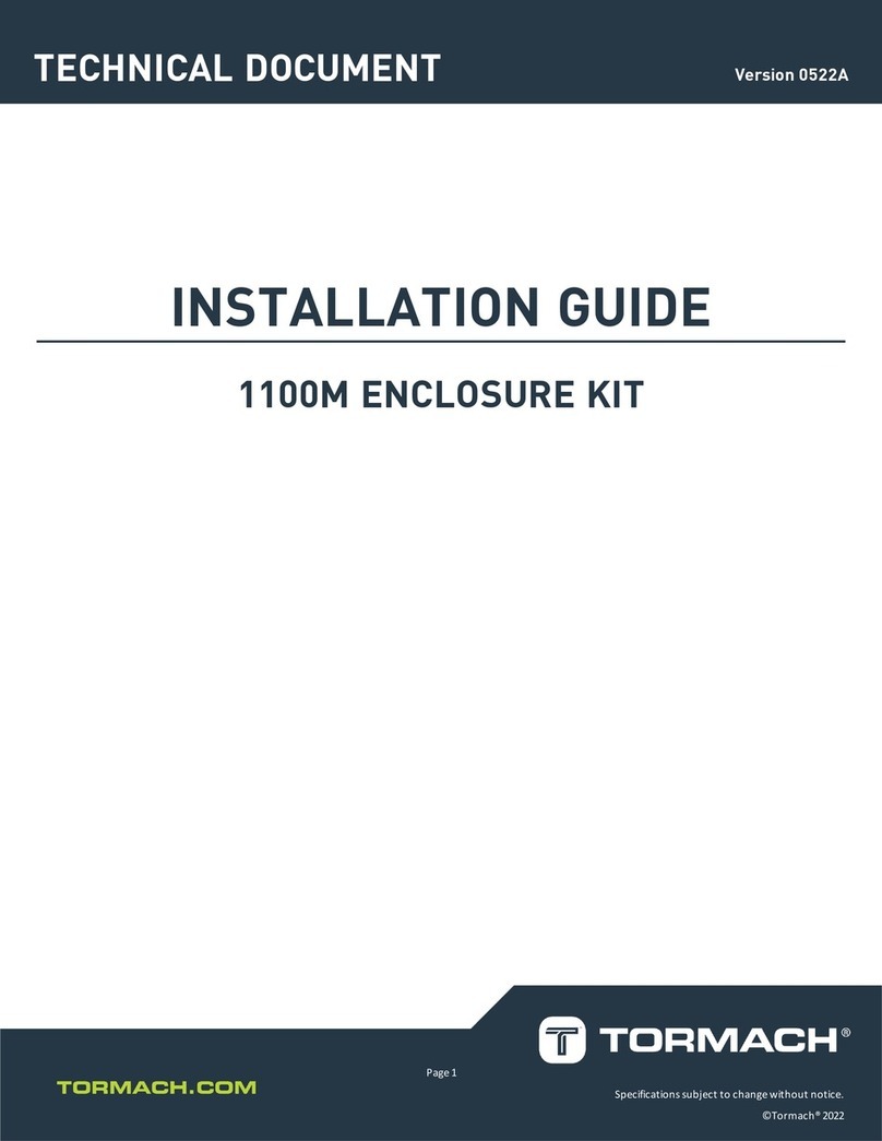 Tormach 1100M Enclosure Kit installation guide