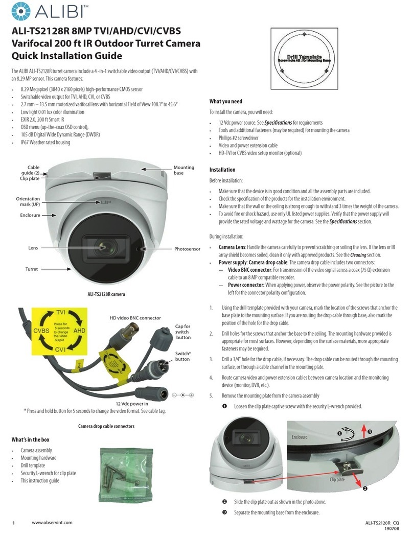 ALIBI ALI-TS2128R Quick installation guide