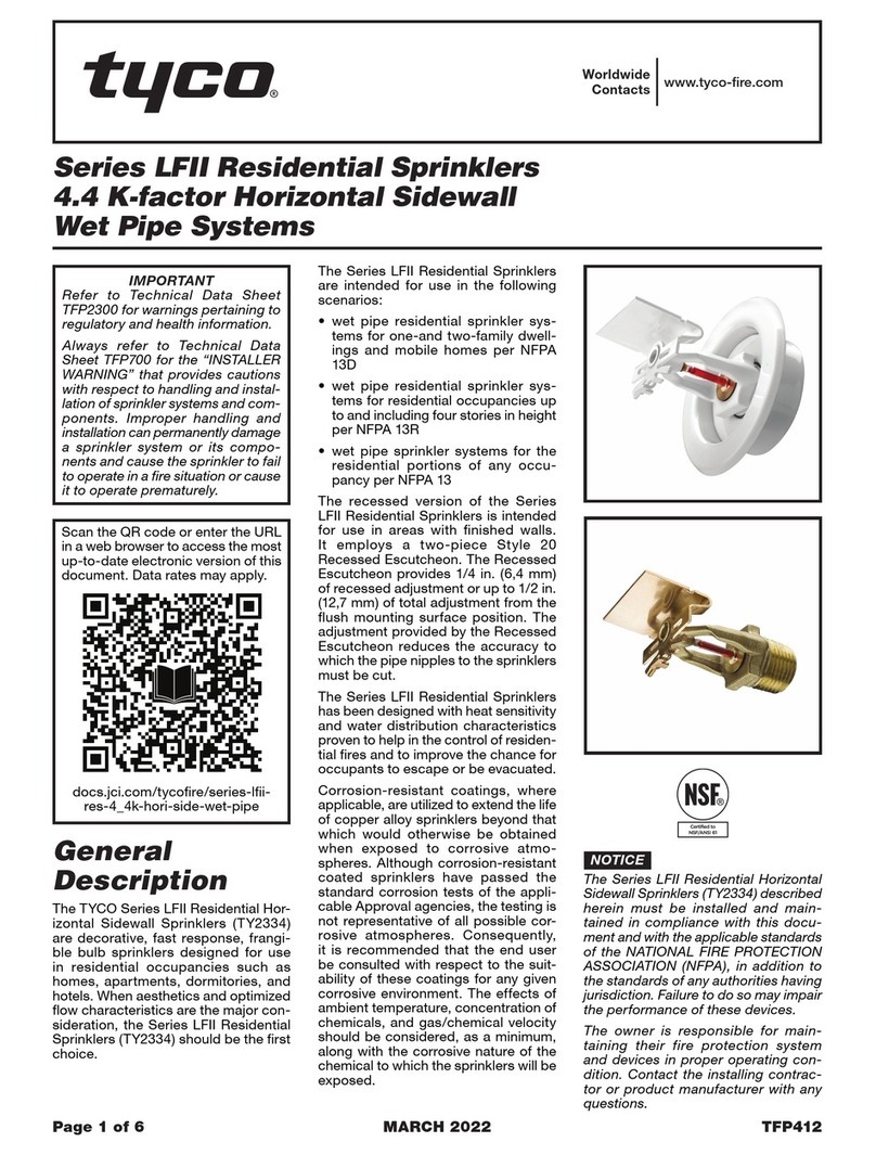 Tyco LFII Series User manual
