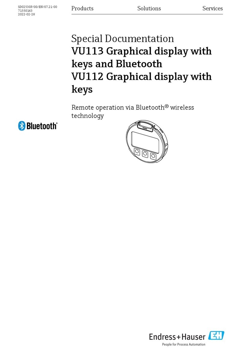 Endress+Hauser VU113 Operator's manual