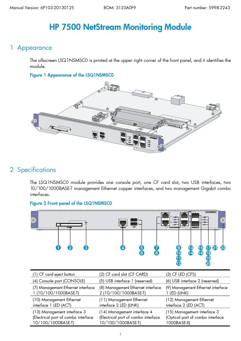 HP HP 7500 NetStream User manual