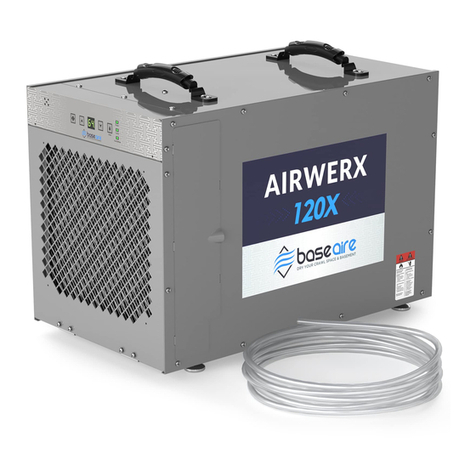Base aire AirWerx 120X Installation & operation manual